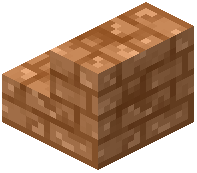 Cracked Orange Brick Stairs
