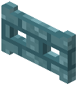 Cyan Brick Fence Gate