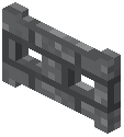 Gray Brick Fence Gate