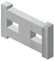 White Large Tile Fence Gate
