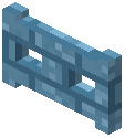 Light Blue Brick Fence Gate