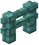 Teal Brick Fence