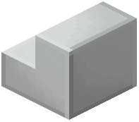 White Large Tile Stairs