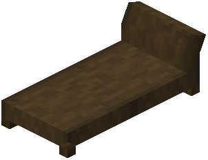 Dark Oak Bed