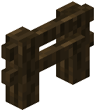 Dark Oak Log Fence