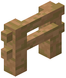 Jungle Stripped Log Fence