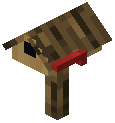 Oak Mailbox