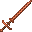 Copper Flame-Bladed Sword