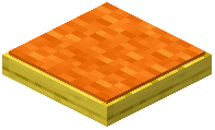 Orange Ginkgo Cushion
