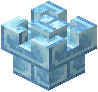 Light Blue Calcite Brick Pedestal