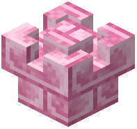Pink Calcite Brick Pedestal