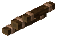 Spruce Log Bridge Stairs