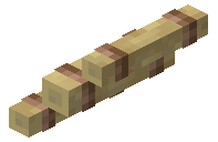 Stripped Birch Log Bridge Stairs