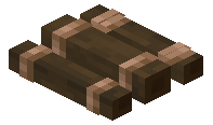 Stripped Dark Oak Log Bridge