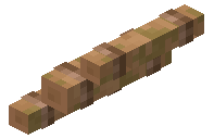 Stripped Jungle Log Bridge Stairs