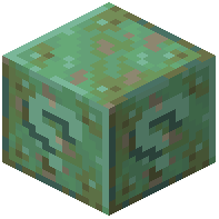 Weathered Copper Question Block