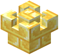 Yellow Calcite Brick Pedestal