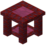 Crimson End Table