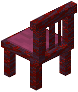 Crimson Striped Chair