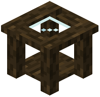 Dark Oak Glass Table