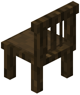 Dark Oak Striped Chair