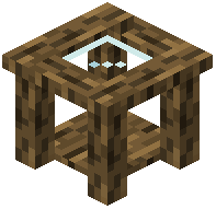 Oak Glass Table