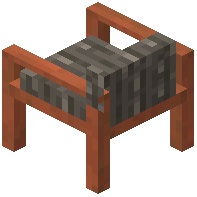 Stripped Acacia Modern Chair