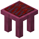 Stripped Crimson Stool