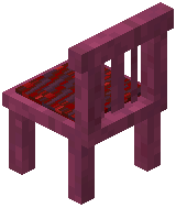 Stripped Crimson Striped Chair