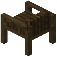 Stripped Dark Oak Modern Chair