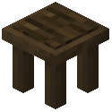 Stripped Dark Oak Stool