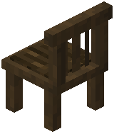 Stripped Dark Oak Striped Chair