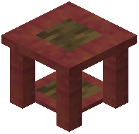 Stripped Mangrove End Table