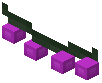 Purple Cube String Lights
