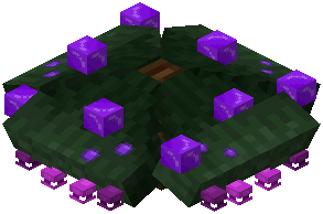 Purple Decorated Christmas Tree Base