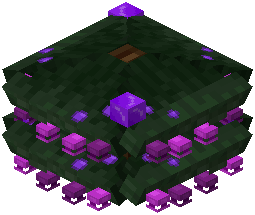 Purple Decorated Christmas Tree Bottom