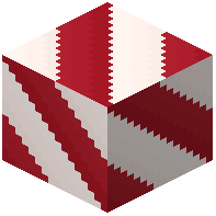 Red Candy Cane Block