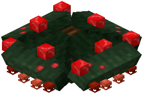 Red Decorated Christmas Tree Base