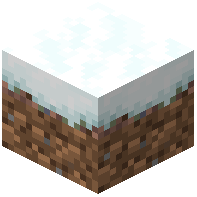 Snowy Grass Block