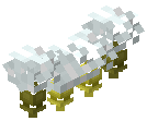 White Wavy Garland Yellow Lights