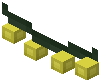 Yellow Cube String Lights