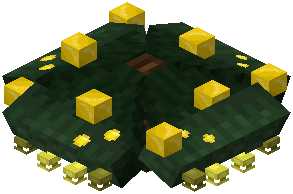 Yellow Decorated Christmas Tree Base