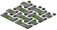 Mossy Cobblestone Dumble Paving