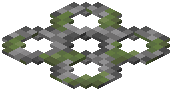 Mossy Cobblestone Honeycomb Paving