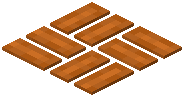 Red Sandstone Basket Weave Paving