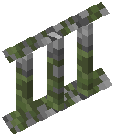 Mossy Cobblestone Railing