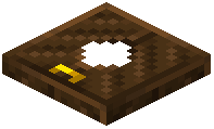 Dark Oak Chevron Trapdoor