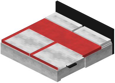 Bedroom Set 1 White Double Bed
