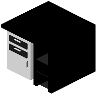 Black Desk Extension 1