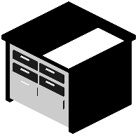 Black Desk Extension 2